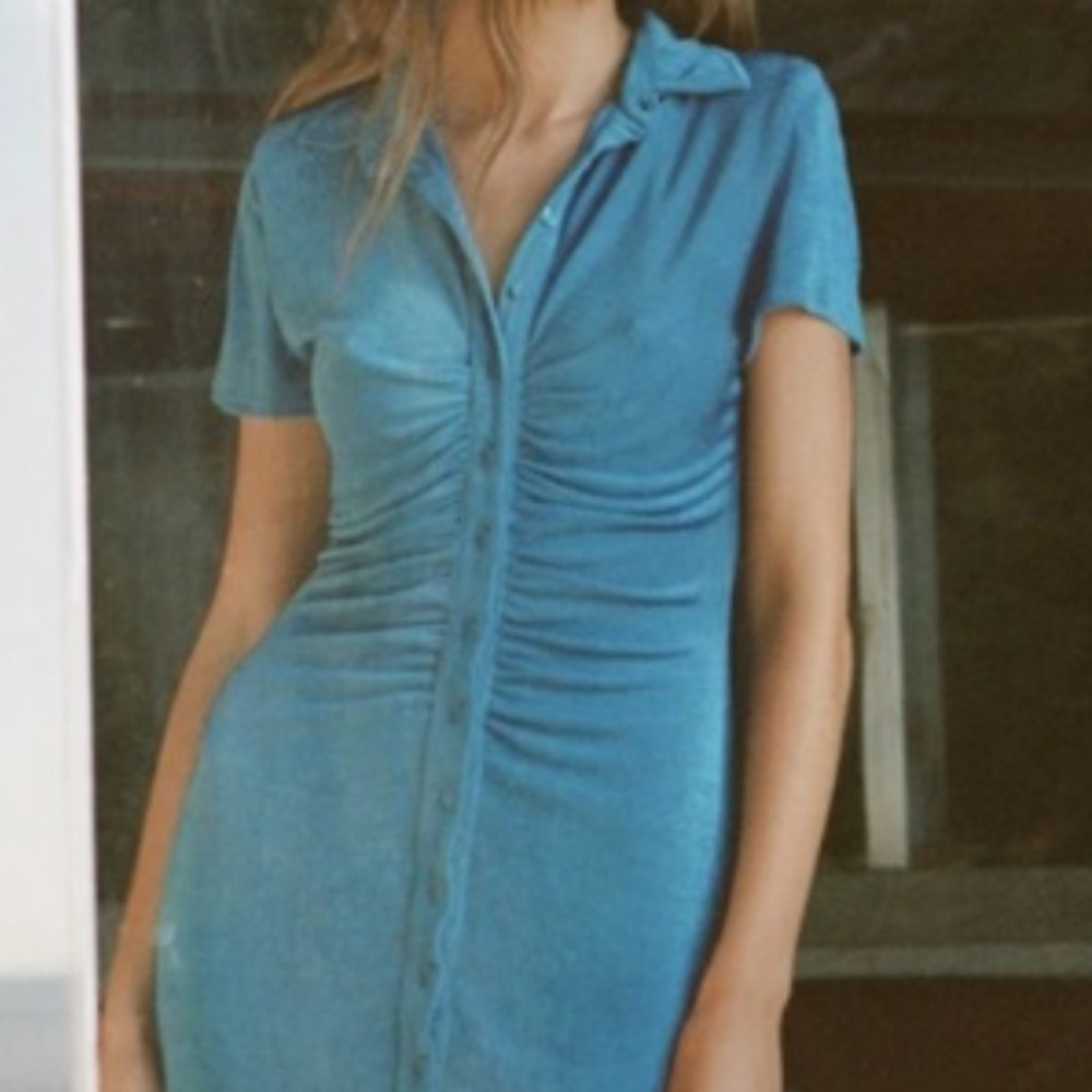 With Jean Alexa Dress in Electra Blue